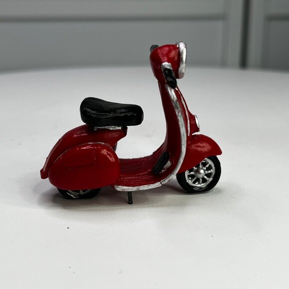 Lemax Red Moped Village Accessory - 2007 - Picture 5 of 7